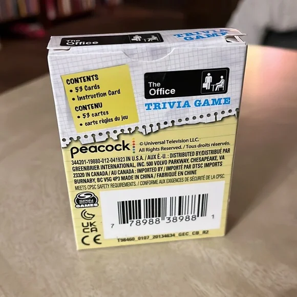 ❣️The Office Y2K Television TV Show Trivia Game Cards Deck Friends Family Fun❣️ - Picture 3 of 7